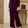 Anamira Plain Velvet Daily Wear – 2 Piece