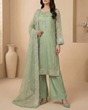 WhatsApp Image 2025-12-28 at 2.18.00 PM Embroidered 3 Piece Pistachio Green