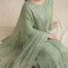 Embroidered 3 Piece Pistachio Green