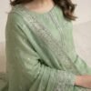 Embroidered 3 Piece Pistachio Green
