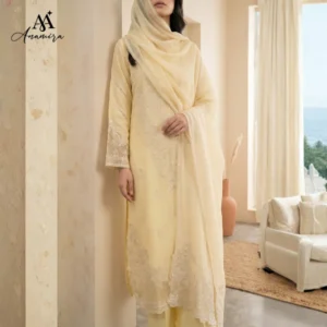 Elenor Lawn Stitched Suit