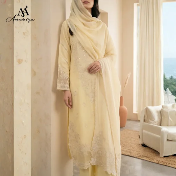 Elenor Lawn Stitched Suit