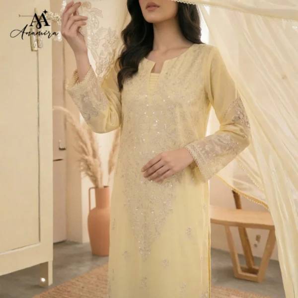 Elenor Lawn Stitched Suit