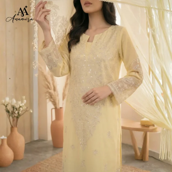 Elenor Lawn Stitched Suit
