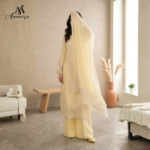 Elenor Lawn Stitched Suit